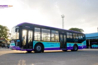 chennai new electric bus